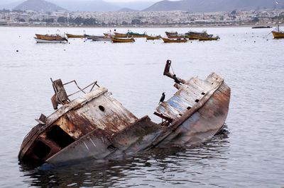 Ship wreck in chile