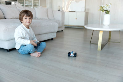 High angle view of christmas on hardwood floor