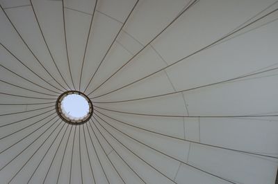 Low angle view of ceiling