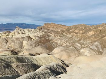 Scenic view of dramatic landscape against sky