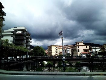 Buildings against sky in city