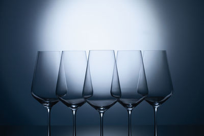 Close-up of beer glass on table