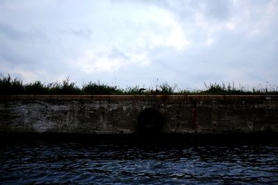 Scenic view of river against sky