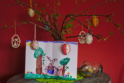 View of illuminated lights