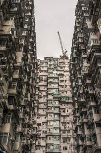 Low angle view of buildings against sky