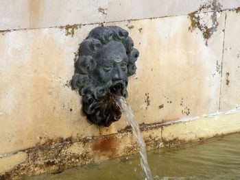 Close-up of fountain