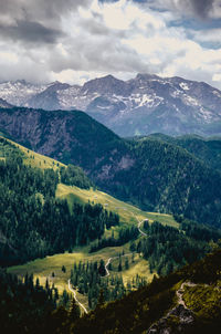 Scenic view of mountains