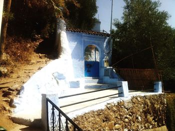 Built structure with trees in background