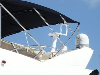 Low angle view of built structure against clear sky