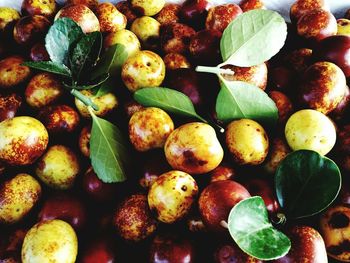 Full frame shot of fruits