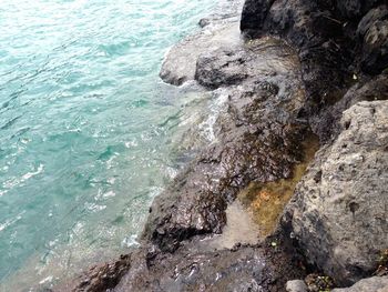 Close-up of water in sea