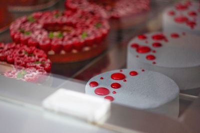 Close up of red flower