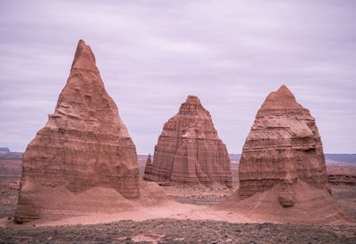 View of rock formations