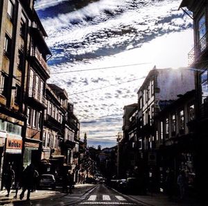 City street at dusk