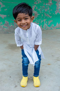 Portrait of a smiling boy