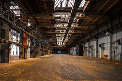 Interior of abandoned building