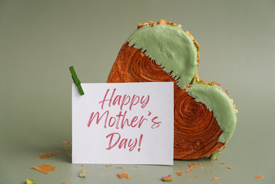 High angle view of christmas decoration on table