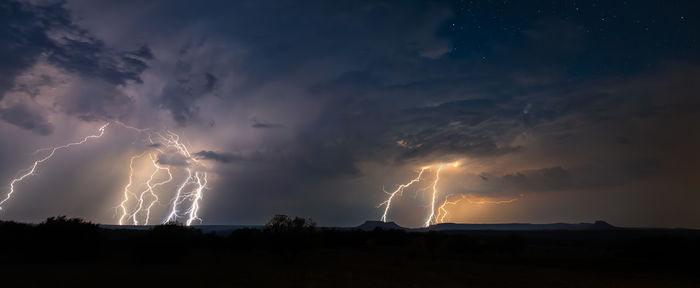Scenic view of sunset sky