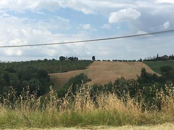 Scenic view of landscape against sky