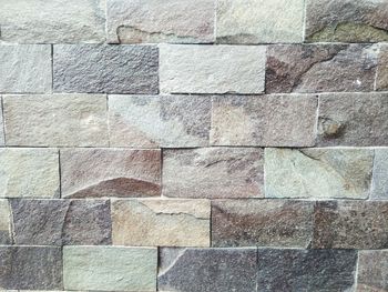 Full frame shot of stone wall