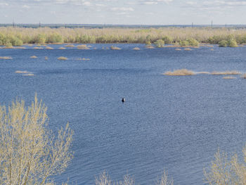 Scenic view of lake