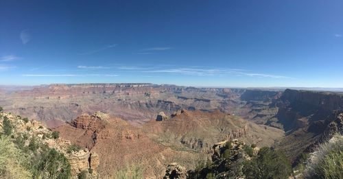 Scenic view of landscape against clear sky