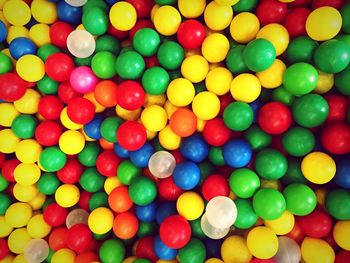 Full frame shot of colorful balloons