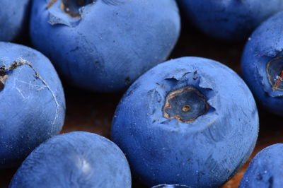 Full frame shot of blueberries