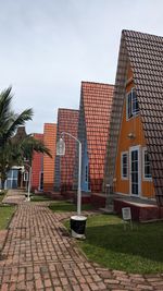 Low angle view of building against sky