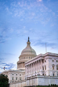 Low angle view of building against sky