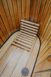 Low angle view of spiral staircase