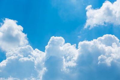 Low angle view of clouds in sky