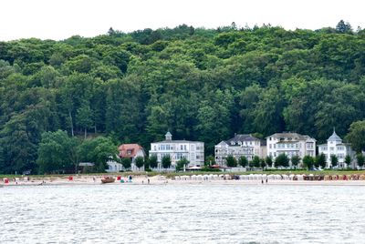 View of buildings at waterfront