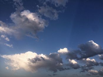 Low angle view of sky