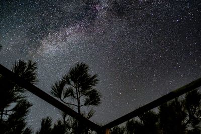 Low angle view of stars in sky