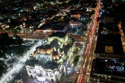 City street at night