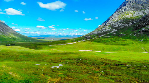 Scenic view of landscape against sky