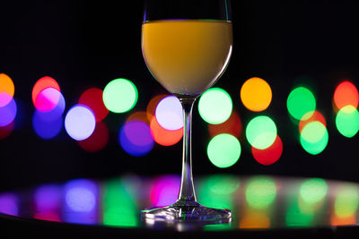 Close-up of wineglass