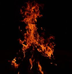 Bonfire at night
