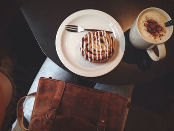 Close-up of food on table