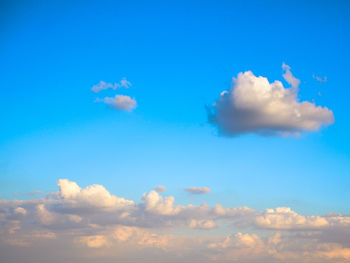 Low angle view of clouds in sky