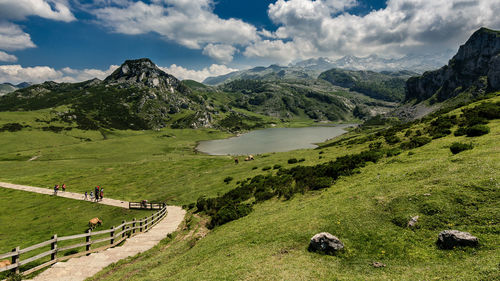 Scenic view of landscape against sky