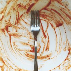 Close-up of food on table