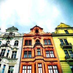 Low angle view of building against sky