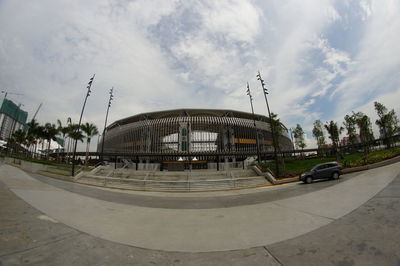 Panoramic shot of city against sky