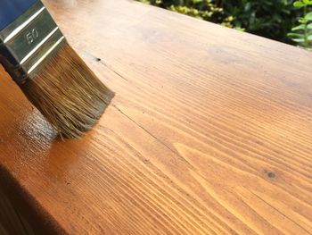 Close-up of hardwood floor