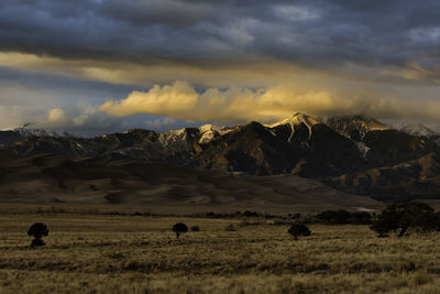 Scenic view of landscape against sky