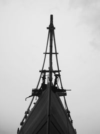 Low angle view of built structure against clear sky