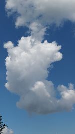 Low angle view of clouds in sky