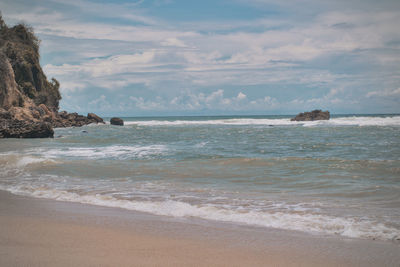 Beach and blue sky